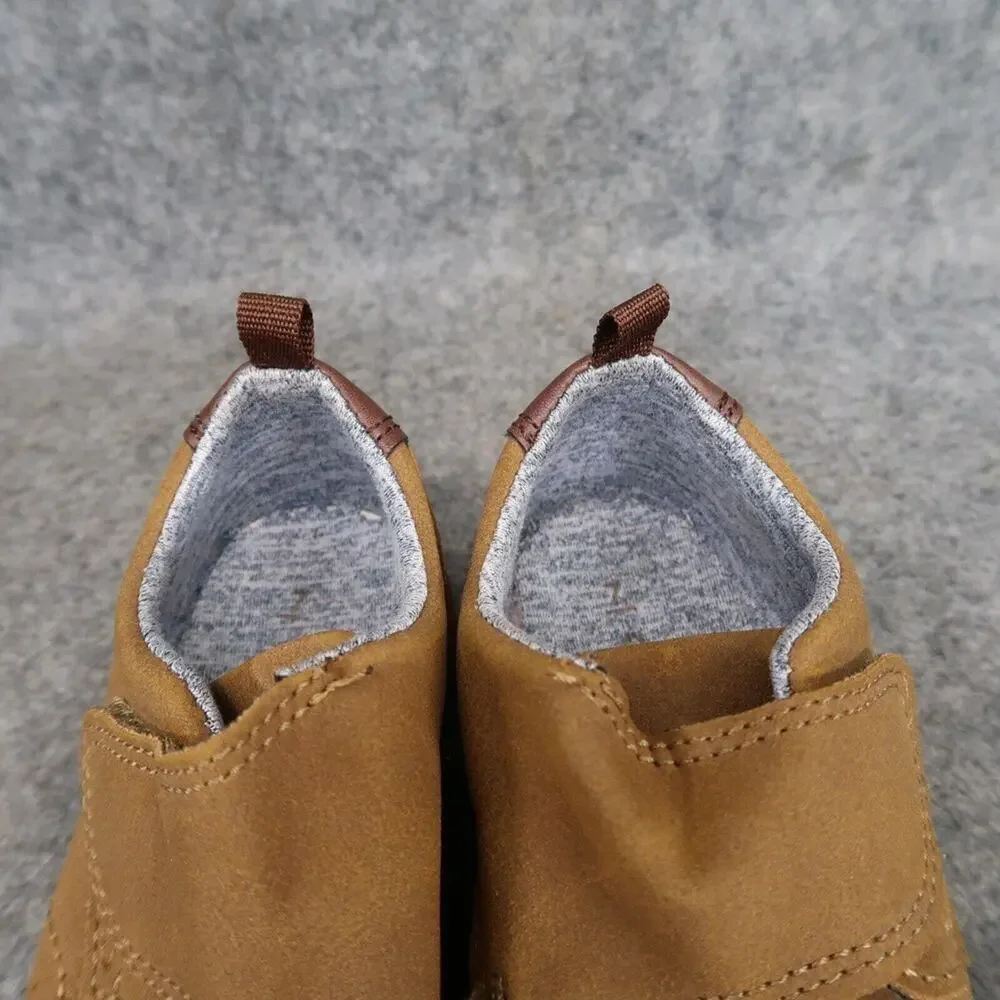Carters Shoes Baby 7 Oxford Dress Brown Boys Infant Toddler Easy On Dano Classic